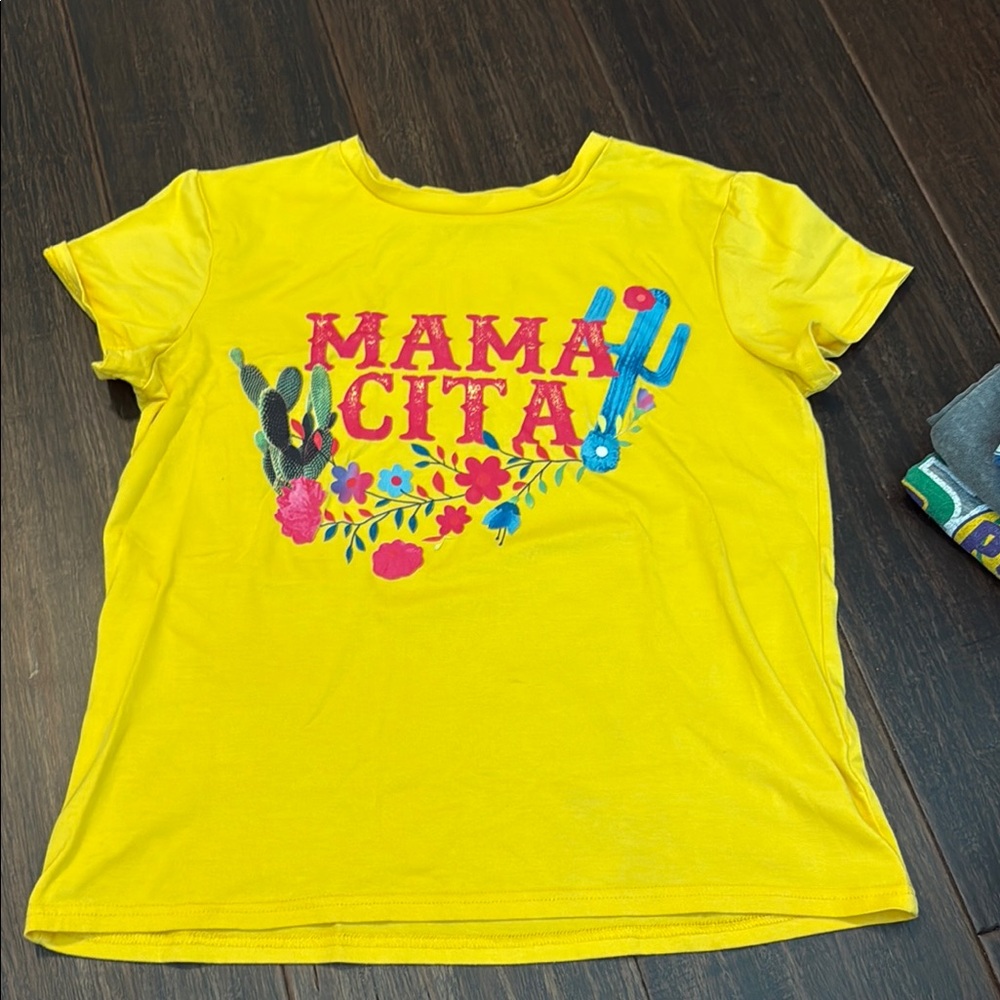 Yellow women’s mamacita tshirt